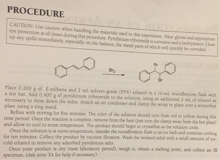 Pyridinium tribromide density g ml