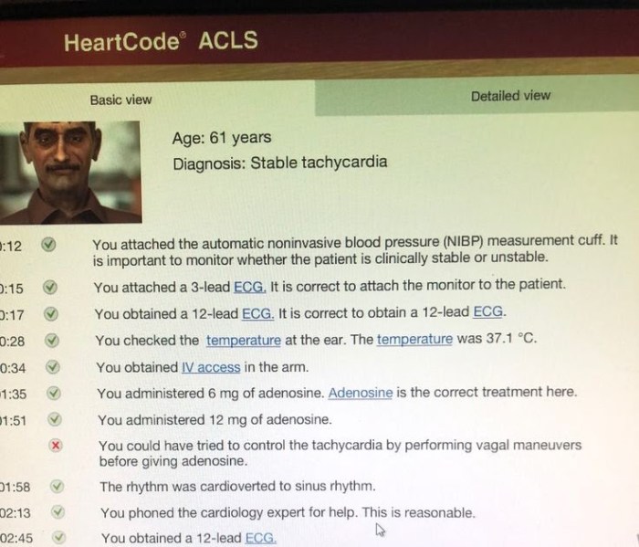 Acls test answers version a