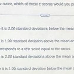 If your score on your next statistics test is converted